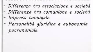 I Le società  Seconda parte  Diritto delle società [upl. by Darline]