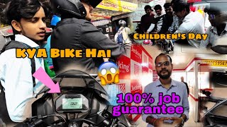 children’s day fun with jetking  Ikh Cake Log Anak😱  Kya Bike Hai🔥RaXLvlog rider youtubevideo [upl. by Allehcram]