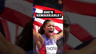 Gabby Thomas STOPPED at Nothing to Reach the TOP shorts trackandfield gabbythomas [upl. by Ame]