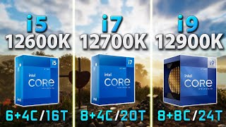 Intel i512600K vs i712700K vs i912900K  DDR4  Test in 8 Games [upl. by Levina]