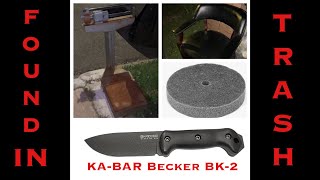 Interesting Restoration Polishing Brass the Easy Way KABAR Becker BK2 Quick Look [upl. by Ettennej576]