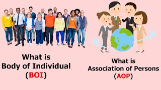 Association of Persons  Body of Individuals  AOP Vs BOI  Meaning in income tax ✔ [upl. by Jarvis928]