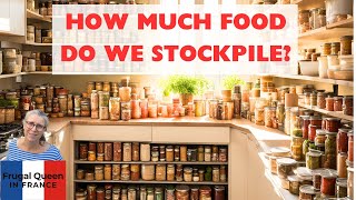 How much food do we stockpile food prepper stockpile [upl. by Adnamma]