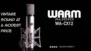 WARM AUDIO CX 12  review with HIP HOP vocals [upl. by Airret191]