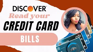 Learn how to read Your Discover Credit Card Billing Statement 📊💳 [upl. by Anstus]