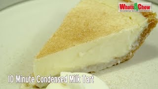 Condensed Milk Tart in just 10 minutes [upl. by Naloc]