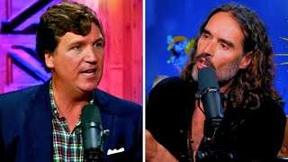 “STOP LYING”  Tucker Carlson amp Russell Brand FULL INTERVIEW [upl. by Riannon634]