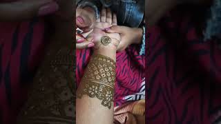 Mehandi design mehandi viral video [upl. by Noeht]