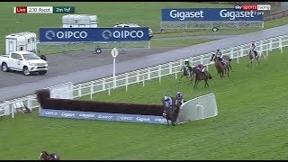 Bizarre finish to a horse race at Ascot [upl. by Aileek]