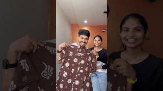 Pranking husbands with same shirt 😍 aswathyamarnath shorts [upl. by Margarete]