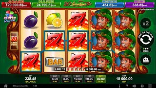 20 LEPRECHAUN HOT WIN 18000 00 [upl. by Flosser429]