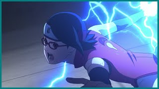 Every Moment Sarada Uses Chidori in Boruto  Saradas Chidori [upl. by Ylil]