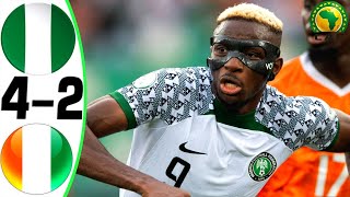 Nigeria vs Ivory Coast 42  All Goals and Highlights  2024 🏆 THE FINAL [upl. by Biles]