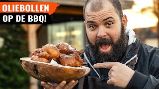 Oliebollen bakken op de BBQ Kan dat  BBQ Recept [upl. by Gaves]