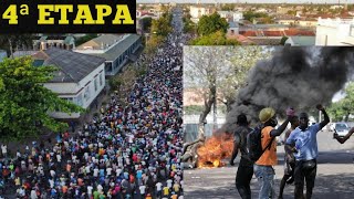 QUELIMANE AQUECEU COM A QUARTA ETAPA DA MANIFESTAÇÃO [upl. by Trinia287]