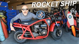 Coleman B200 Mini bike gets faster with one mod [upl. by Ancilin]