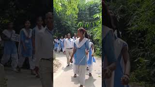 Bpsa high school hasanpur mahnar Gandhi jayanti biny vlog comedy video [upl. by Llenrac]