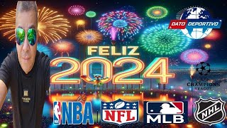 PRONOSTICOS DEPORTIVOS APUESTAS DEPORTIVAS HOY 01 ENERO 2024 FREE PICKS NBA FUTBOL PARLEY NBA HOY [upl. by Beaudoin587]