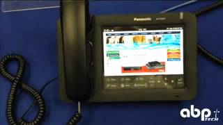 Panasonic UT670 TouchScreen Android SIP VoIP Phone [upl. by Lagas]