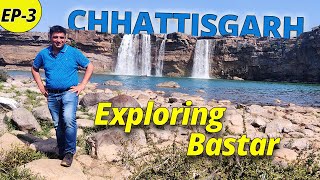 Ep 3 Exploring Bastar Chhattisgarh  Chitrakote Waterfalls  1000 year Old Architecture temple [upl. by Charo]