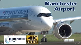 Manchester Airport 18th October 2018 181018 HD 4K Plane Spotting [upl. by Eneroc]