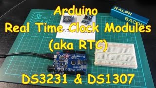 5 Arduino compatible Real Time Clock modules RTC  DS1307 amp DS3231 [upl. by Yvon]