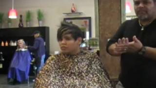 How To Style Faux Hawk Hair By NYC Stylist In Orlando  UCF Area Awesome Adam Lambert Look [upl. by Joachima423]