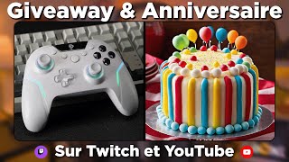 🎁 Giveaway amp Anniversaire 🎂 concours  Multi Stream sur Twitch [upl. by Rebeca]