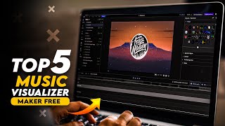 TOP 5 Free Audio Visualizer Maker Online 2023  No Watermark [upl. by Lundin]