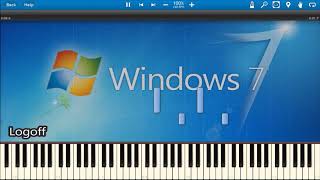 WINDOWS 7 SOUNDS IN SYNTHESIA [upl. by Gerardo]