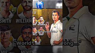 India vs World XI 💀🗿 cricket viral trending yshorts ShubmanGill20 [upl. by Elorak]