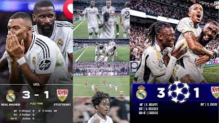 Real Madrid Vs Stuttgart 3  1 match highlights [upl. by Heidt]