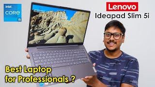 Affordable Laptop made for Professionals Lenovo Ideapad Slim 5i Unboxing ⚡️ [upl. by Asilram]