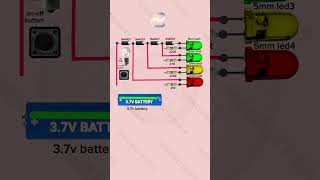 37v battery charging level indicator Pil şarj seviye devresi  mehmetbakir electronic reels [upl. by Ran352]