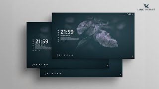 Give Your Desktop The Wow Factor  Elegant Clean Look 2021  Windows 10 Customization  Rainmeter [upl. by Trisa]