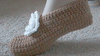 Super Easy Slippers Tutorial For Beginners [upl. by Photima]