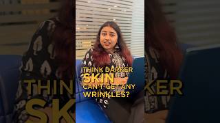 Can People With Dark Skin Get Wrinkles  Skincare Routine For Anti Ageing amp Wrinkles shorts [upl. by Ecire653]