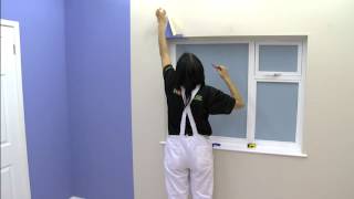 How To Wallpaper Around A Window  Wallpapering Tips  Homebase [upl. by Ferdinanda]