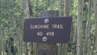 SUNSHINE T35 TRAIL IN TELLURIDE COLORADO [upl. by Luther]