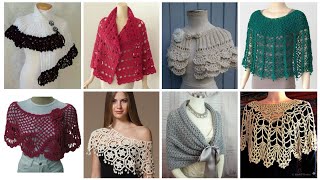 TRENDING TOP 88 CROCHET KNIT CAPLETSLACE CAPLETS SHAWLS [upl. by Nerol]