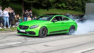 BEST OF Wörthersee 2023  Burnouts Flames amp Bangs Turbo Sounds Launches Police [upl. by Jessalyn]