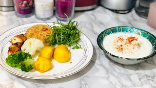 Bulgur rice recipe amp tzatziki recipe saucehow to make at home2 in one [upl. by Adekahs219]