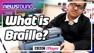 What is Braille  World Braille Day 2020  Newsround [upl. by Annawat]