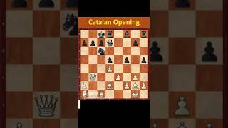 Destroy Your Chess Opponents with the Catalan Opening shorts [upl. by Nyladnek]