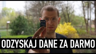 Jak ZA DARMO odzyskać dane z karty SD Pendrive Dysku Zewnętrznego  Poradnik MacBook iOS [upl. by Ethban]