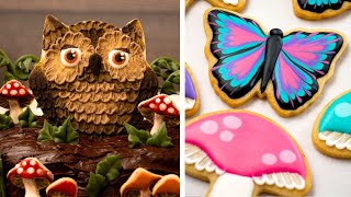 Adorable Woodland Animals Cookies  Relaxing Cookie Decorating [upl. by Areivax]