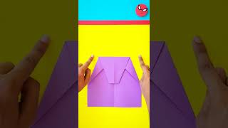 Easiest Paper boomerang plane  how to make paper boomerang [upl. by Ydnolem]