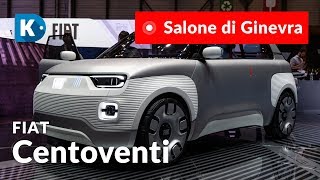 Fiat Centoventi  La quotPandaquot elettrica con 500 KM di autonomia [upl. by Havot135]