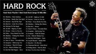 Hard Rock Playlist  Best Hard Rock Songs Of 80s 90s [upl. by Kcinomod]