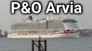 PampO Arvia Departing Southampton 18th August 2024 [upl. by Cleasta]